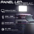 thumbnail image 2 of Neewer Gl25b Panel Led 25w Dimmable Para Streaming, 2 of 7