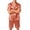 CE05_Pink, variant on Resicozy Men Satin Silk Pajamas Sets Short Sleeve Sleepwear Button-Down PJs Sets Two-Pieces Loungewear with Pockets Hot Pink S