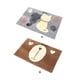 thumbnail image 2 of Monstrate Alfombra de baño de poliéster fácil de limpiar excelente absorción de agua y dibujos animados lindo ulti-funcional Decoración del hogar señor oso, 2 of 6