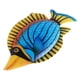 thumbnail image 1 of Blue Iron Fish Wall Decor for Contemporary Home Decoration Add Color and Nature Feel 10.5 Inches, 1 of 5