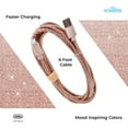 thumbnail image 4 of Liquipel Powertek Glitter Type C Cable, 4 of 8