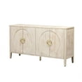 thumbnail image 5 of Harper & Bright Designs Wood Sideboard Cabinet with Storage, Unique Accent Cabinet with Doors and Shelves for Hallway, Living Rooms, Entrance and Study Rooms, White, 5 of 10