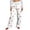 Vermilion, variant on Women Winter Soild Color Pants Full Length Long Trousers Sports Pants with Star Print and Drawstring for Fun and Comfortable Use,Pink,M