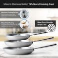 thumbnail image 5 of Sartén Misen De Acero Inoxidable De 5 Capas De 10.0 In – Sartén De Acero Inoxidable Para Dorar Y Saltear – Utensilios De Cocina De Acero Inoxidable De 5 Capas Para Mayor Durabilidad Y Calentamiento Un, 5 of 5