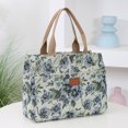 thumbnail image 5 of Hsqqdc Floral Print Canvas Tote Bag, Large Capacity Work Shoulder Handbag, 5 of 7