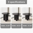 thumbnail image 6 of QEZEOM Round Dining Table 30", Modern Black Kitchen Table, Small Indoor Table for Dining Room, Kitchen, Bar, Living Room, Home Office, 6 of 7