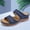 Dark Blue, variant on Women's Wedge Slide Sandals, Open Toe Platform Wedge Mules, Comfortable Summer Shoes for Walking, Daily Wear, Beach Green 41