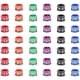 thumbnail image 2 of 50 anillos metálicos para patas de pájaro, con número, para palomas mensajeras., 2 of 8