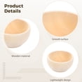 thumbnail image 3 of 24 Pcs Unfinished Wooden Bowls, 2.4x1.2 in, Mini DIY Crafts Bowl Set, Natural Wood Pinch Bowls for Young Crafters' Painting, Pretend Play, Home Decor, and Party Favors, 3 of 5