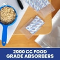 thumbnail image 7 of 20 Wallaby 2000cc Oxygen Absorbers - Individually Vacuum Sealed - Food Safe for Long-Term Food Prepping & Storage in Mylar Bags, Canning, Harvest Right Freeze Dried & Dehydrated Foods, 7 of 7