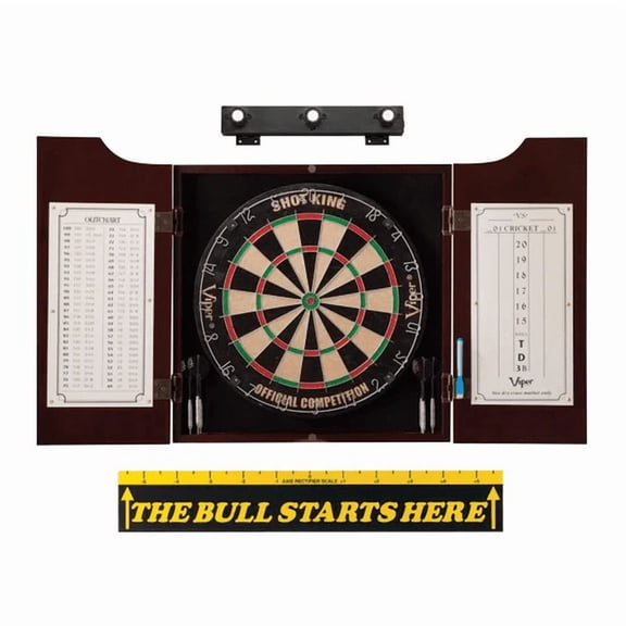Viper Hudson All-in-One Dart Center, Throw Line Marker & Shadow Buster Dartboard Light Bundle
