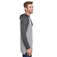 thumbnail image 4 of LAT Men's Hooded Raglan Long-Sleeve Fine Jersey T-Shirt - 6917, 4 of 4