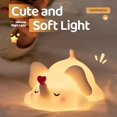 thumbnail image 4 of Cute Pumpkin LED Night Light, 3 Level Dimmable Nursery Nightlight, Silicone Soft Light Lamp Gift, Rechargeable Bedroom Touch Lamp for Breastfeeding, Kids, Girl, Boy, Halloween Decor (Pumpkin shape), 4 of 10