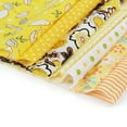 thumbnail image 5 of 7 Pcs Small Floral Fabric Packages Fabric Remains DIY Colorful Cotton Fabrics Cloth 25*25cm, 5 of 6