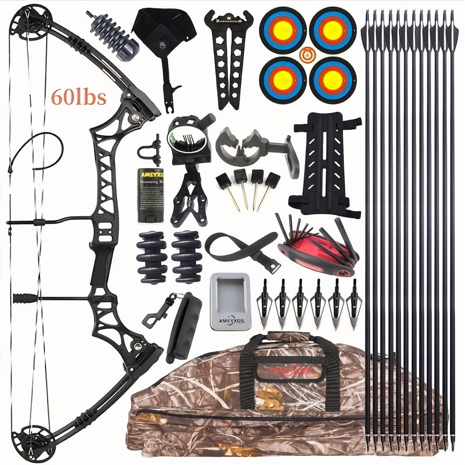 JUNXING M108 Compound Bow Adjustable Hunting Archery Set 30-55lbs