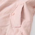 thumbnail image 6 of gbyLJF Womens Quilted Jacket Casual Zipper Puffer Long Sleeve Splice Padded Coat Cropped Bomber Hoodie Jacket Pink XXL, 6 of 6
