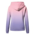 thumbnail image 5 of Otvok Winter Women's Hooded Sweatshirts Cute Long Sleeve Tops Loose Hoodies Pullover with Pocket, 5 of 6