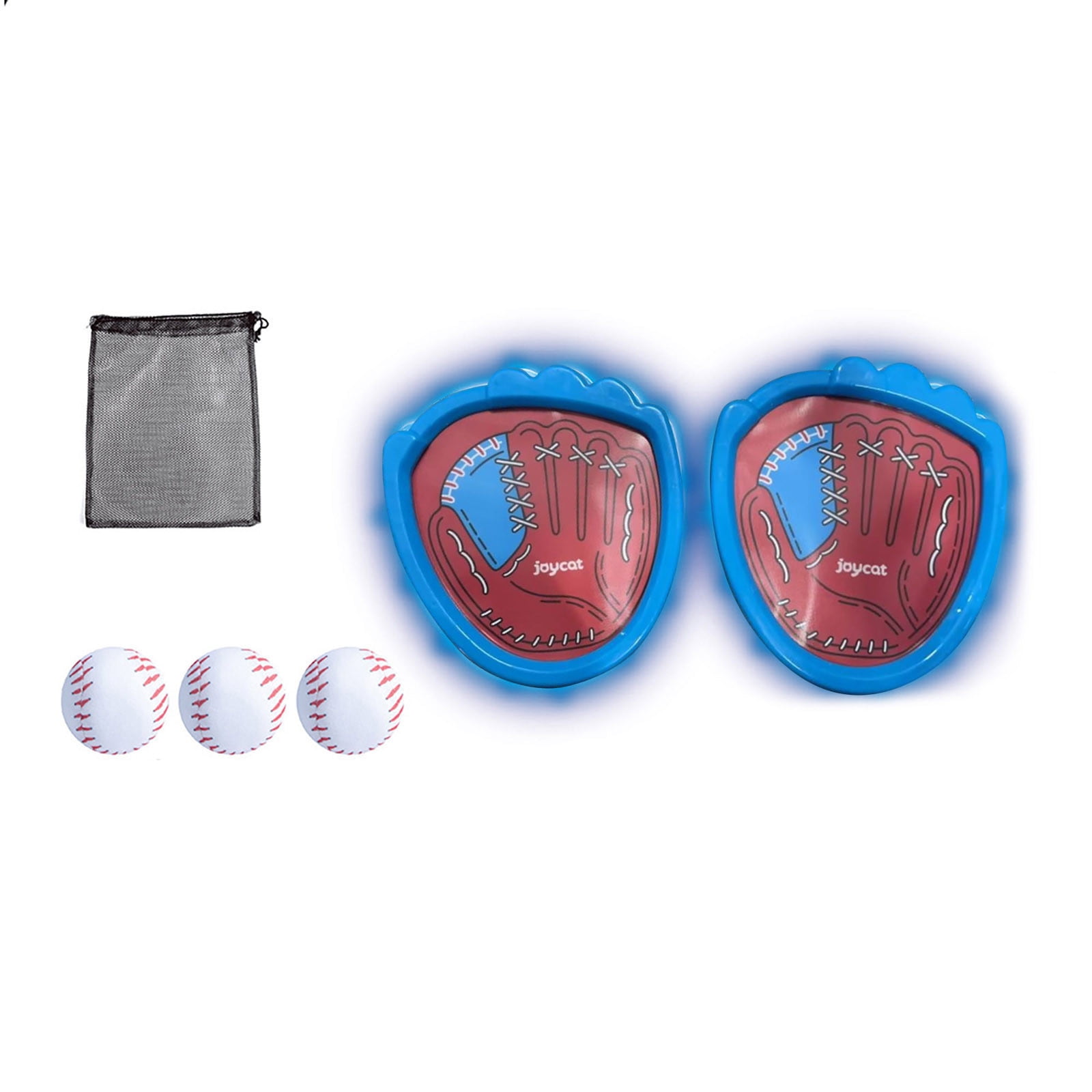 Light Up Throwing Toys Outdoor Game — Glow in the Dark Sticky Target Set for Backyard and Group Activities(B)