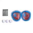 thumbnail image 2 of Toss and Catch Ball Game Set,Light-Up Kids Baseball Glove Sticky Mitt, Velcro Ball and Catch Games for Kids Adult, Football & Baseball Camping/Yard/Outdoor Sports Toy,Outdoor Game for Kids Adult(C), 2 of 5