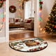 thumbnail image 5 of Decoraciones navideñas, adornos navideños, regalos navideños Alfombra navideña Puerta de entrada Felpudo semicircular Felpudo antideslizante absorbente para el hogar Felpudo a prueba de suciedad Felpu, 5 of 5