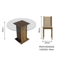 thumbnail image 4 of Juego de Comedor con Mesa Redonda y 4 Sillas Madesa Madu, 4 of 5