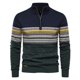 thumbnail image 1 of Gibobby Suéter para hombre Suéter de lana merina con cuello alto para hombre, ropa de otoño e invierno, suéter de cachemira grueso y cálido(Marina,XG), 1 of 3