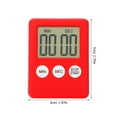 thumbnail image 2 of WSTEER Red Plastic Kitchen Timer for Cooking, Baking, and Precise Time Management with Easy-to-Use Stopwatch Function, 2 of 5