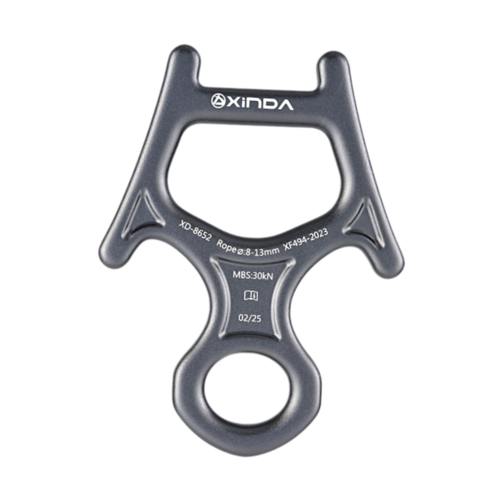 MAGIDEAL 30kN Descender Belay Device Downhill Equipment Belaying and Rappelling Gray