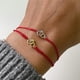 thumbnail image 4 of VANGANIA pulsera roja con dije Om joyería para mujer regalo para mamá y novia, 4 of 5