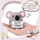 thumbnail image 3 of Figura de juguete NEVERNERVE hecha a mano a ganchillo koala 5x8x9 cm, 3 of 7