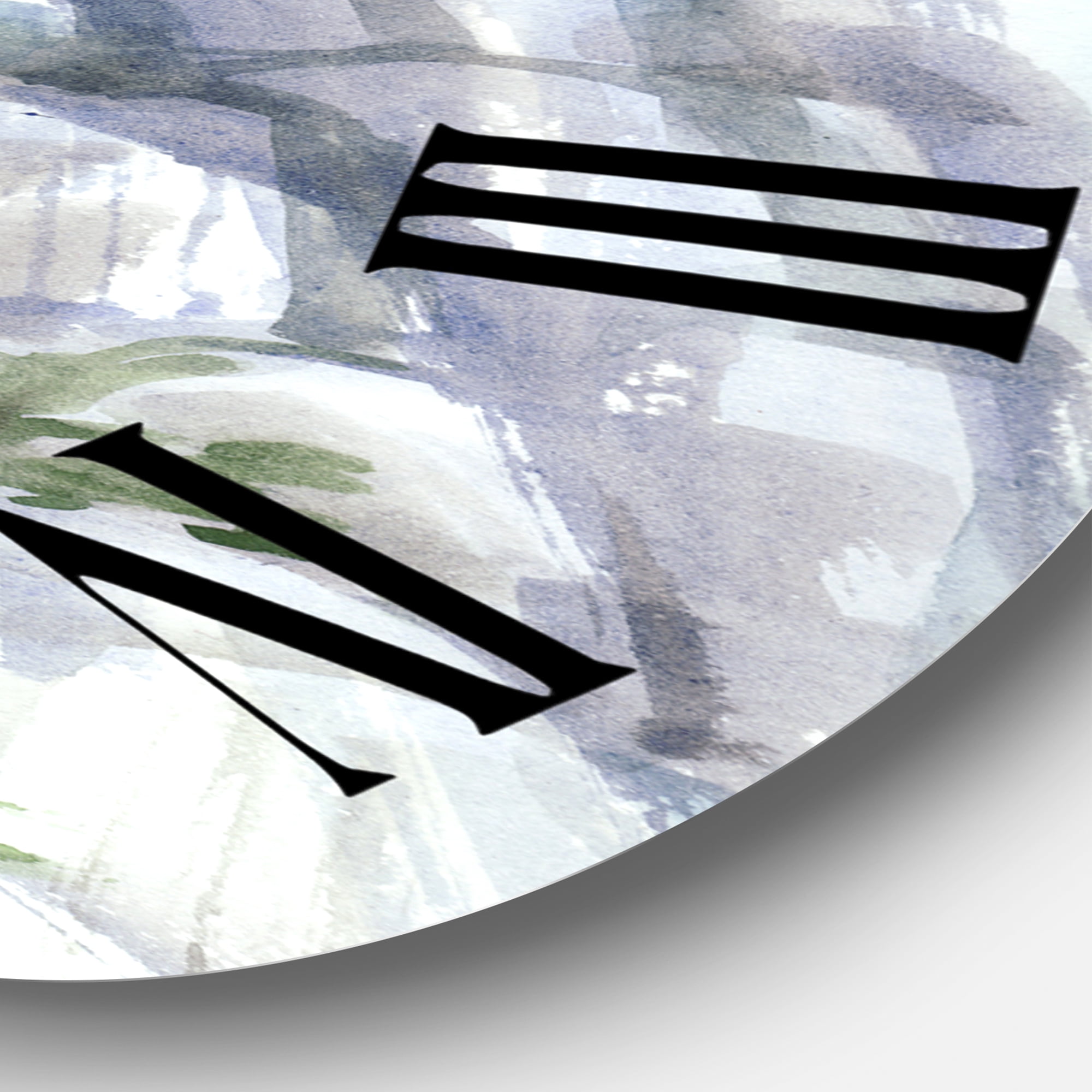 Designart 1 in Quartz Traditional Wall Clock
