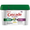 thumbnail image 3 of Cascade® Platinum™ ActionPacs™ Dishwasher Detergent Pods, Fresh Scent, Pack Of 30, 3 of 8