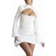 thumbnail image 1 of Women Sexy Halter Strappy Mini Dress Bodycon Low Cut Short Dress Chiffon Vintage S-3XL, 1 of 5