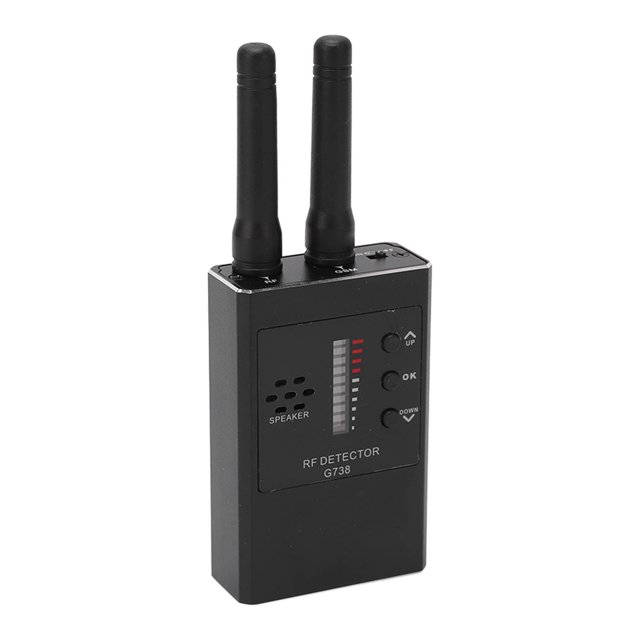 Detector de señal, detector de errores, cámara, escáner, herramienta de detección recargable para el hogar, habitación, coche, color negro