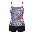thumbnail image 5 of Dvprdro Tankini Swimsuits for Women Modest Floral 2 Piece Bathing Suit, 5 of 5