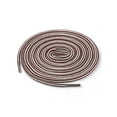 thumbnail image 1 of INSPIRE CHIC Unisex Round Rope Dual Colored Striped 1/5 Thick Boot Shoelace 70cm / 27.55" White Wine Red, 1 of 4