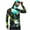 AA-Black, variant on Men's UPF 50+ Hooded Fishing Shirt with Neck Gaiter Long Sleeve Sun Protection Quick Dry Sky Blue S