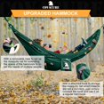 thumbnail image 4 of Hamaca de camping Covacure, ligera, doble, capacidad de 350 kg, 4 of 7