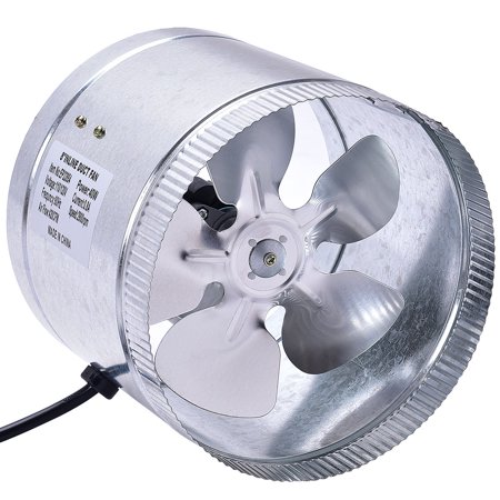 Goplus 8''inch Inline Duct Booster Fan Blower Exhaust Ducting Cooling Vent