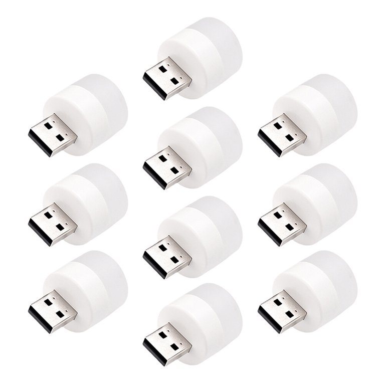10pcs USB Light Mini USB Atmosphere Lamp Illumination Light Vehicle Light Supply - Walmart.com