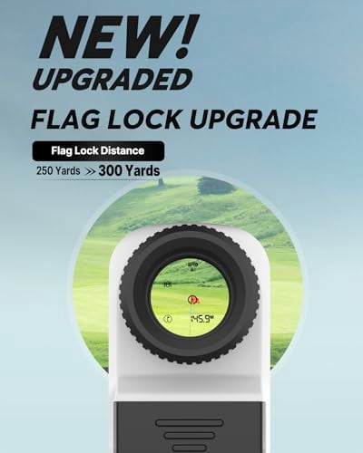 WOSPORTS Golf Rangefinder, 800/1200 Yards Laser Range Finder, High Precision Flag Lock with Pulse Vibration, Tournament Legal Rangefinder for Golfing and Hunting, Battery Included