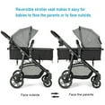thumbnail image 5 of Infans 2 In 1 Foldable Baby Stroller Kids Travel Newborn Infant Buggy Pushchair Gray, 5 of 6