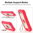 thumbnail image 2 of Allytechgroup Military-Grade Phone Case for Apple iPhone 16e, Heavy Duty iPhone 16e Cover with 360° Ring Kickstand, Shockproof TPU+PC Bumper, Raised Edges, Drop Protection, Rose, 2 of 5
