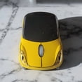 thumbnail image 2 of FLINT - Yellow Slim Wireless Mouse Cool 3D Sports Car Ergonomic Optical Mouse W Battery, 2 of 5
