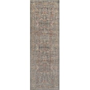 Chris Loves Julia x Loloi Rosemarie Stone/Multi 2'-7 x 4' Area Rug