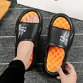 thumbnail image 4 of Zapatillas de masaje para hombre, sandalias para interiores y exteriores, zapatos informales de playa, Chanclas de suela suave, verano, 2023, 4 of 4