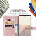 thumbnail image 6 of case for Google Pixel 6 Pro Mandala Wallet Case,Slim 3D Flip Leather Magnetic Closure with Credit Card Holder & Hand Strap Flip Folio Closure Phone Case for Google Pixel 6 Pro MTL Rose Gold, 6 of 7