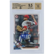 Jack Flaherty St. Louis Cardinals Autographed 2018 Bowman Series 1 #78 Beckett Fanatics Witnessed Authenticated 9.5/10 Rookie Card - Fanatics Authentic Certified