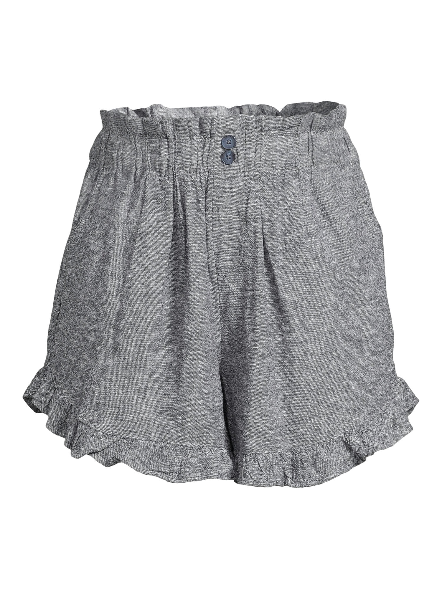 Time and Tru Women's Linen Blend Shorts