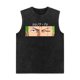 thumbnail image 1 of Camisetas Vintage para hombre, camiseta sin mangas con gráfico de Anime japonés, ropa de calle Retro, Harajuku, 100% algodón, chaleco de hip hop, camisetas negras, 1 of 4